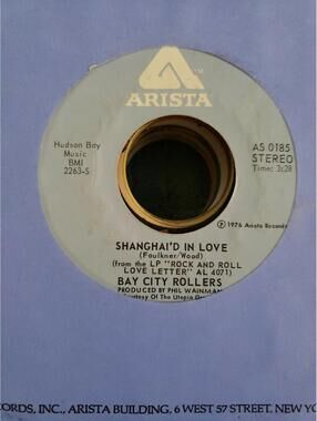 Bay City Rollers - Shanghai'd in love /rock and roll love letter-45 Vinyl Record